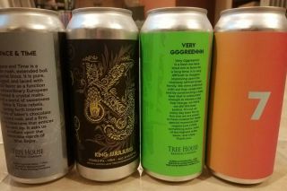 Tree House Brewing King Jjjuliusss And Space & Time,  7,  Very Gggreennn (any Two)