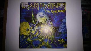 Iron Maiden Live After Death Double Lp 1985 Ecuador Pressing Ifesa