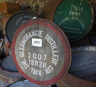 Rare 2008 Lagavulin Islay Whisky Barrel lid end 24 