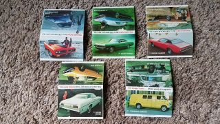 1971 Dodge Dealer Advertising Matchbooks/matches Set Of 5