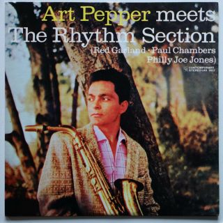 Art Pepper Meets The Rhythm Section On Contemporary - Japan King Lp Nm