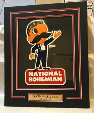 National Bohemian Beer Mr Boh Window Sticker Decal Baltimore