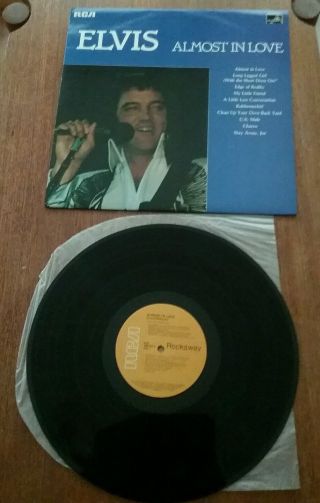 Elvis.  Almost In Love Vinyl Record.  Summit Records.