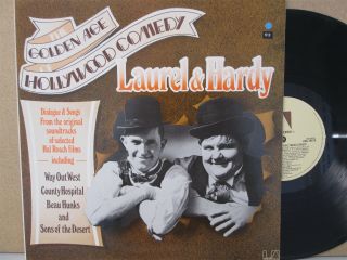 Laurel And Hardy - The Best Of Soundtrack Songs Etc Lp (way Out West/beau Hunks) &