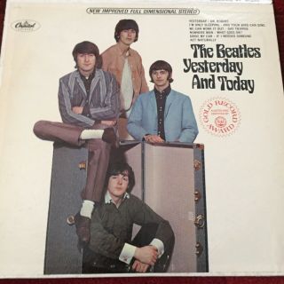 The Beatles Yesterday And Today 1969 Green Target Capitol Lp St - 2553