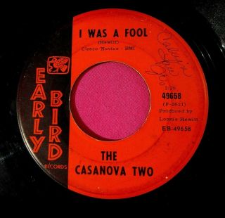 THE CASANOVA TWO - We Got to Keep On - Northern Soul 45 rpm - Early Bird 49658 2