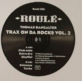 Bangalter,  Thomas - Trax On Da Rocks Vol 2 - Vinyl (12 ")