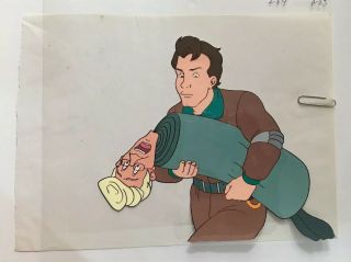 Vintage Art From “the Real Ghostbusters” Hand Painted Animation Cel