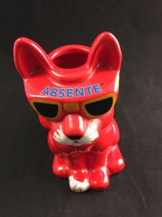Vintage Absente Red Cat Pitcher - Jim Tweedy Too Cool