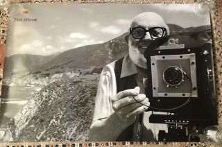 Apple Computer Poster Ansel Adams The Crazy Ones 1998 Rare 36 X 24