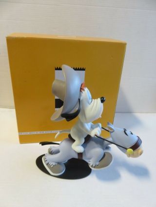 Demons & Merveilles Droopy Riding A Horse 12.  5 " Figurine/statue Tex Avery