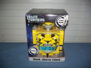 Transformers Dark Of The Moon Bumblebee Bank & Alarm Clock By Hasbro