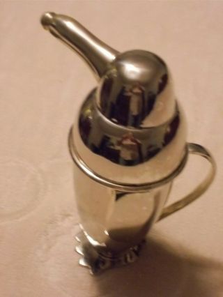 Vintage Stainless Penguin Cocktail Shaker 3