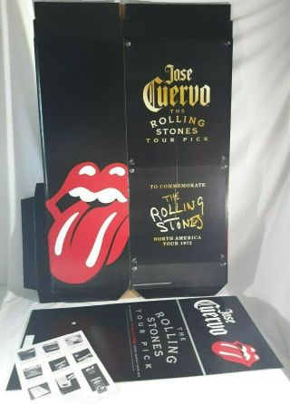 Jose Cuervo The Rolling Stones Tour Pick 1972 Collectible Adverstiment Rare