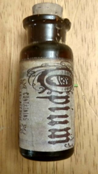 Old Medicine Bottle Hand Craft,  Opium,  Quaalude,  Cannabis,  LSD,  Paregoric,  Cough w/Can 6