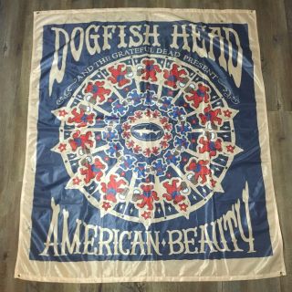Dogfish Head X Grateful Dead “american Beauty” Banner