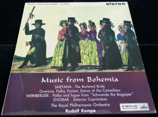 Music From Bohemia - Rudolf Kempe HMV ASD 449 ED1 LP 2