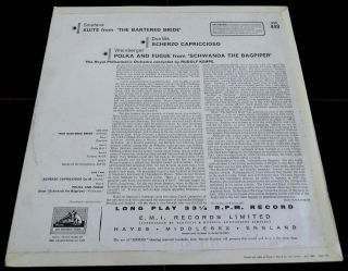 Music From Bohemia - Rudolf Kempe HMV ASD 449 ED1 LP 3