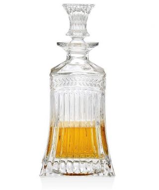 Vintage Whiskey Decanter Crystal Glass Liquor Bottle Wine Stopper Scotch Bar