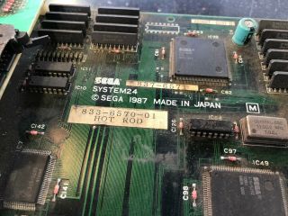 Sega System 24 Hot Rod Arcade Game PCB Board 2