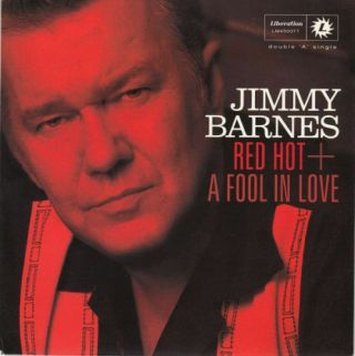 Jimmy Barnes - Red Hot,  A Fool In Love On Red 7 " Vinyl Single Rare