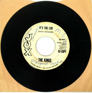 Kings – “it’s The Lcb” White Label Promo – 1965 Jox 045 – 7” Garage Rock 45 Rpm