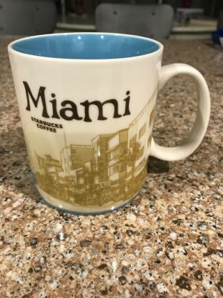 Nwt Starbucks Miami Global Icon Mug 16 Oz Discontinued