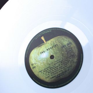 ORIG 1968 APPLE WHITE VINYL THE BEATLES WHITE ALBUM VINYL LP PHOTOS POSTER EX, 3