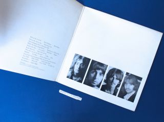 ORIG 1968 APPLE WHITE VINYL THE BEATLES WHITE ALBUM VINYL LP PHOTOS POSTER EX, 4