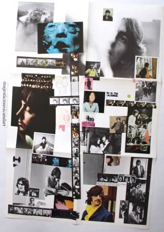 ORIG 1968 APPLE WHITE VINYL THE BEATLES WHITE ALBUM VINYL LP PHOTOS POSTER EX, 7