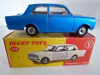 Vintage Dinky 136 Vauxhall Viva Aka Opel Kaddet 1964 - 65 Vgc