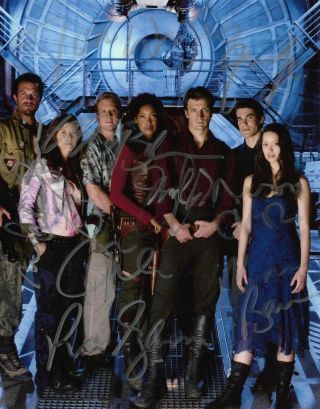 Firefly / Serenity Cast X8 Hand Signed 8x10 Autograph Photo