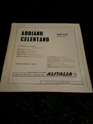 Adriano Celentano E i Ribelli Rare And Vintage Italian Pop Aussie Pop Vox 624 2