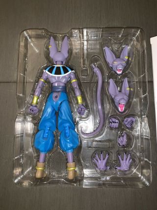 Dragon Ball Z SH Figuarts Beerus And Whis Complete Authentic 7