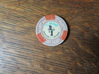 The Casino $1 Chip Las Vegas Nevada Obsolete One Dollar