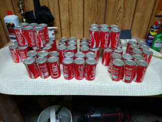 Pre 1985 Coca Cola Cans $5.  00 Each Can Or Make Offer On All If Interested