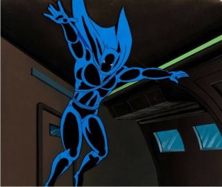 Black Panther Animation Cel Art Marvel Fantastic Four Animated Series 1995