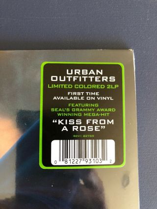 BATMAN FOREVER SOUNDTRACK Purple Green Vinyl 2 LP Urban Outfitters Exc U2 2