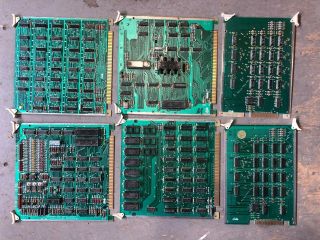 Bally Midway Wizard Of Wor Arcade Game Pcb Board Set