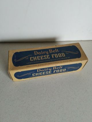 RARE Vintage DAIRY BELT Cheese Box cardboard in great vintage 2