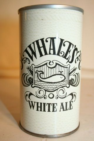 Whale ' s White Ale 12 oz SS pull tab - National Brewing Co. ,  Baltimore,  Maryland 3