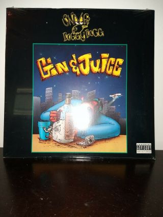 Snoop Doggy Dogg Gin N Juice 12 " Hip Hop Single From 1994 Rap Vinyl