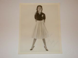 Rare 8x10 Promo Photo Signed By October " 1960 " Playboy Playmate Kathy Douglas