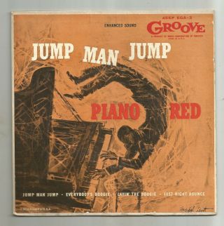 Blues Jump E.  P.  W/ Picture Cover - Piano Red - Jump Man Jump - Hear - 1956 Groove