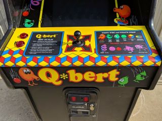 1982 Gottlieb Qbert arcade machine 100 Q Bert 2