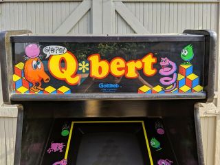 1982 Gottlieb Qbert arcade machine 100 Q Bert 4