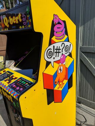 1982 Gottlieb Qbert arcade machine 100 Q Bert 5