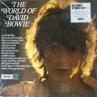 The World Of David Bowie Lp (record Store Day 2019) Limited Edition Blue Vinyl