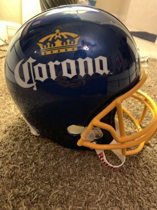 Corona Beer Full Size Riddell Football Helmet Collectable Advertising Promotion