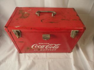 Vintage Coca - Cola Airline Cooler 1940s - 1950s Fast